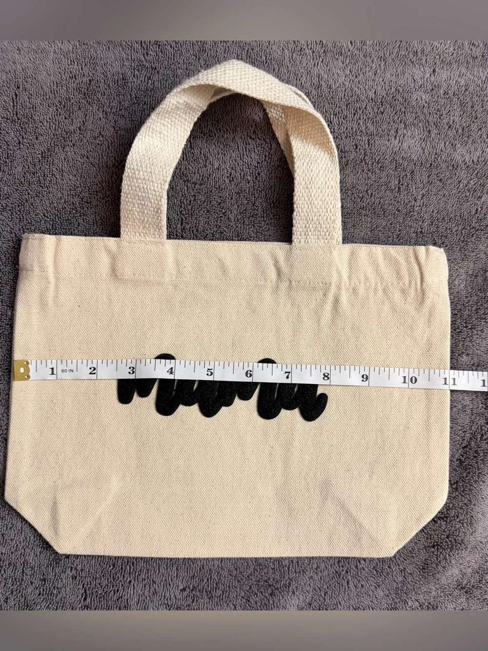 Reusable Canvas Gift Bag - Mama Canvas Tote Bag - Picture 2 of 7